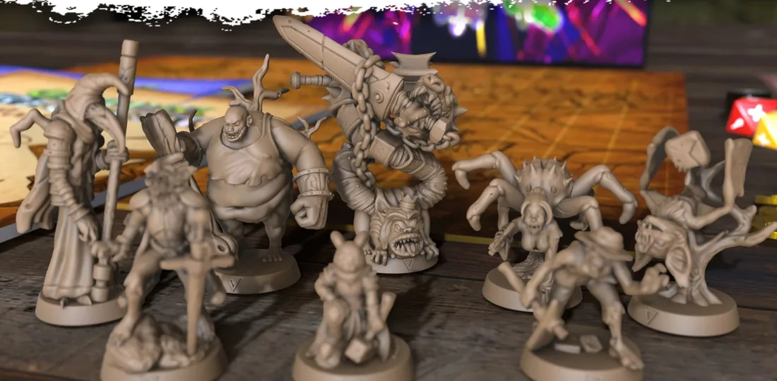 L'esercito di miniature dei mostri di Quest & Request