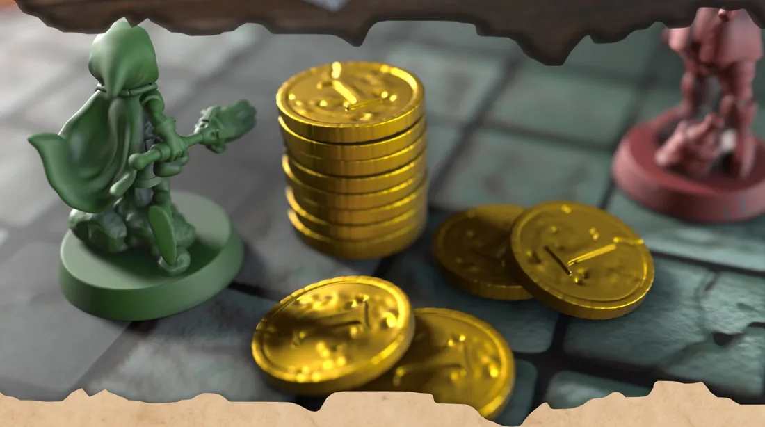 Monete d'oro e miniature: il Negozio di Quest & Request