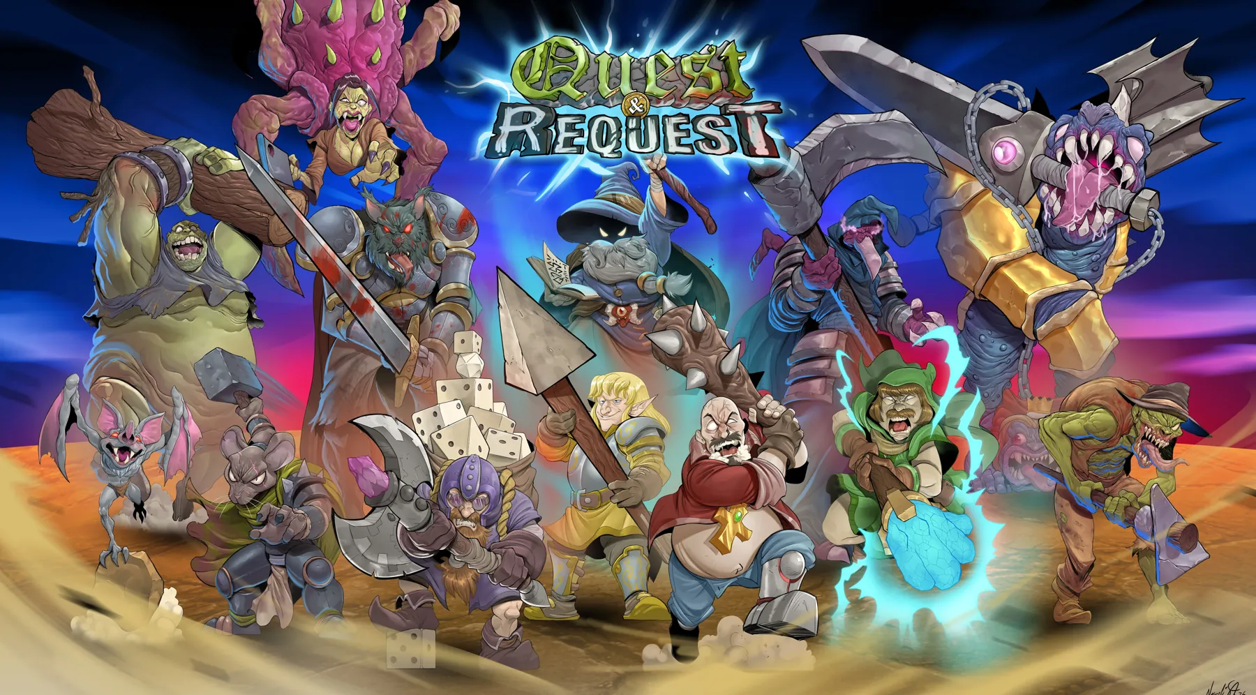 Il cast completo di Quest & Request: Razziatori, Ciarman e i mostri del regno di Remolith